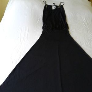 Symphony Spaghetti & Chains Strap Evening Dress